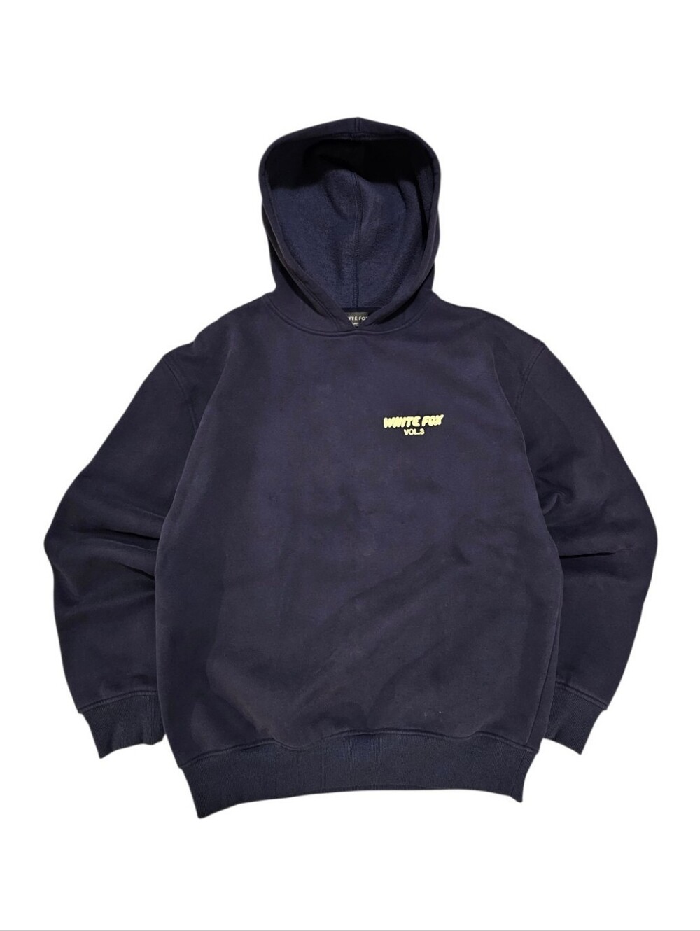 White Fox Navy Blue Pullover Hoodie